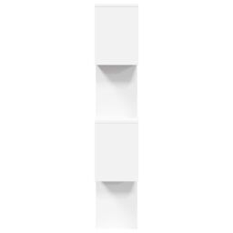 Berkfield Home Room Divider Bookcase 4-Tier White 70x24x129 cm Engineered Wood - Size: 70 x 24 x 129 cm - thumbnail 6