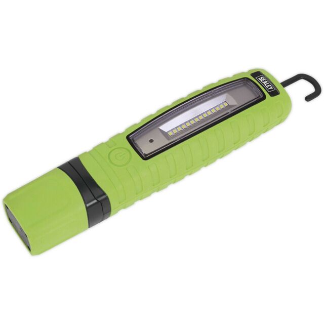 Loops 360Ã‚ ° Swivel Inspection Light - 14 SMD & 3W SMD LED - Rechargeable - Green - image 1