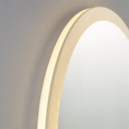 Clifton 60cm Round LED Bathroom Wall Mirror with Touch Sensor in Natural - thumbnail 4