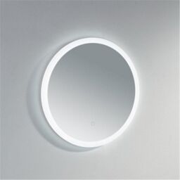 Clifton 60cm Round LED Bathroom Wall Mirror with Touch Sensor in Natural - thumbnail 5