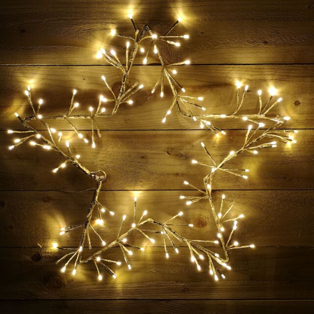Samuel Alexander 60cm Light up Gold Christmas Star with 150 Static & Flashing Warm White LEDs - image 1