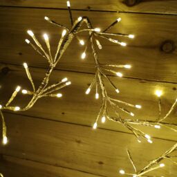 Samuel Alexander 60cm Light up Gold Christmas Star with 150 Static & Flashing Warm White LEDs - thumbnail 3