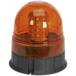 Loops 12V / 24V LED Rotating Amber Hazard Beacon Light - 3x Bolt Roof Fixing Points - thumbnail 3