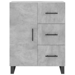 Berkfield Home Highboard Concrete Grey 69.5x34x180 cm Engineered Wood - thumbnail 8
