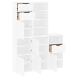 Berkfield Home Side Cabinets 5 pcs ODDA White 40x24x79 cm Solid Wood Pine - Size: 40 x 24 x 79 cm - thumbnail 5
