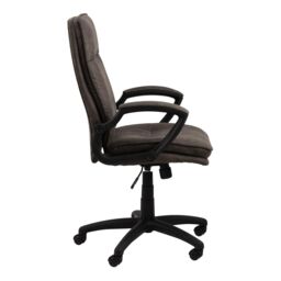 Furniture To Go Brad Swivel Desk chair with Armrest in Black - thumbnail 3