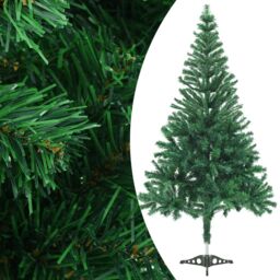 Berkfield Home Artificial Pre-lit Christmas Tree with Ball Set 180cm 564 Branches in Green - thumbnail 2