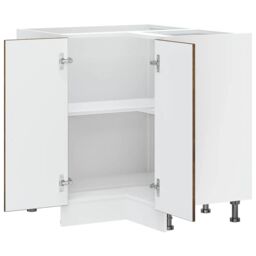 Berkfield Home Kitchen Corner Base Cabinet Lucca Smoked Oak Engineered Wood in Brown - thumbnail 6