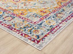 Desire Rugs San Marino Modern Living Room Area Rug - Low Pile Floral Design - Size: 60 cm x 220 cm - thumbnail 5