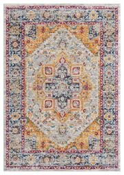 Desire Rugs San Marino Modern Living Room Area Rug - Low Pile Floral Design - Size: 60 cm x 220 cm - thumbnail 2