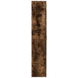 Berkfield Home Highboard Smoked Oak 70x35x180 cm Engineered Wood in Brown - Size: 70 x 35 x 180 cm - thumbnail 4