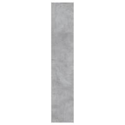 Berkfield Home Shoe Cabinet Concrete Grey 54x34x183 cm Engineered Wood - Size: 54 x 34 x 183 cm - thumbnail 5