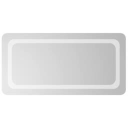 Berkfield Home LED Bathroom Mirror 40x80 cm in Clear - thumbnail 1
