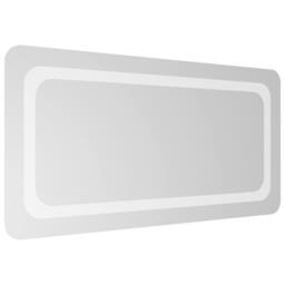 Berkfield Home LED Bathroom Mirror 40x80 cm in Clear - thumbnail 3