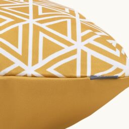 icon Indoor & Outdoor Waterproof Cushion Set of 2 Slate Grey Waterproof Cushion in Yellow - Size: 43 cm x 43 cm - thumbnail 6