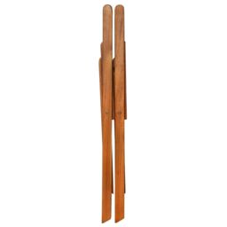 Berkfield Home Outdoor Bistro Chairs 2 pcs Solid Acacia Wood in Brown - thumbnail 6
