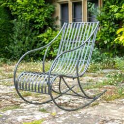 Ascalon Design Ltd Amalfi Rocking Chair - L100 x W63 x H100 cm - Charcoal in Grey - thumbnail 1
