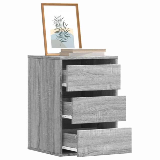Berkfield Home Corner Chest of Drawers Grey Sonoma 40x41x58 cm Engineered Wood - Size: 40 x 41 x 58 cm - image 1