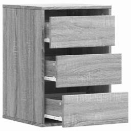 Berkfield Home Corner Chest of Drawers Grey Sonoma 40x41x58 cm Engineered Wood - Size: 40 x 41 x 58 cm - thumbnail 5