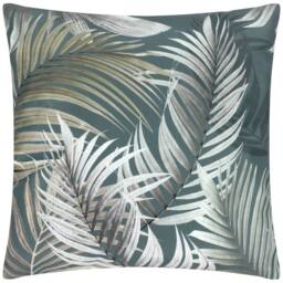 Evans Lichfield Palma Botanical Water & UV Resistant Outdoor Cushion in Green - Size: 43 cm x 43 cm - thumbnail 4
