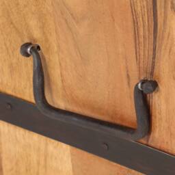 Berkfield Home Chest 90x40x40 cm Solid Acacia Wood in Brown - Size: 90 x 40 x 40 cm - thumbnail 7