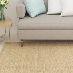 Berkfield Home Rug Natural Sisal 100x200 cm in Brown - Size: Medium