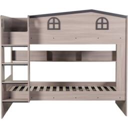 Seconique Hector Small Double Bunk Bed in Grey - thumbnail 3