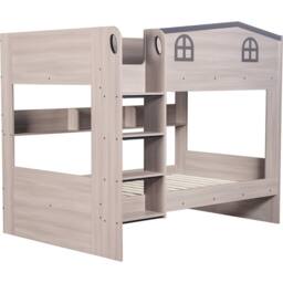 Seconique Hector Small Double Bunk Bed in Grey - thumbnail 2