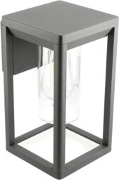CGC Lighting 'Maddison' Anthracite Grey E27 Outdoor Wall Light Lantern Clear Diffuser IP54 - thumbnail 5