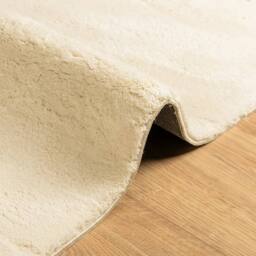 Berkfield Home Rug HUARTE Short Pile Soft & Washable Cream 200x200 cm - Size: Medium - thumbnail 6