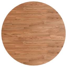 Berkfield Home Round Table Top Light Brown √ò90x1.5 cm Treated Solid Wood Oak - Size: 90x1.5 cm - thumbnail 1