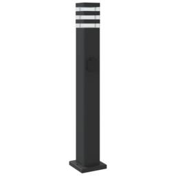 Berkfield Home Outdoor Floor Lamps with Outlet 3pcs Black 80 cm Aluminium - thumbnail 6