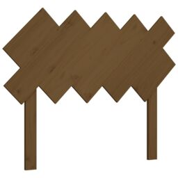 Berkfield Home Bed Headboard Honey Brown 104x3x80.5 cm Solid Wood Pine - thumbnail 2