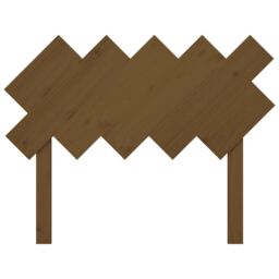 Berkfield Home Bed Headboard Honey Brown 104x3x80.5 cm Solid Wood Pine - thumbnail 4