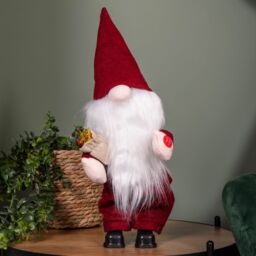 Samuel Alexander 35cm Battery Operated Walking Christmas Musical Gonk in Red