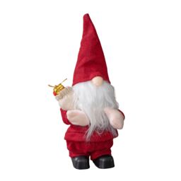Samuel Alexander 35cm Battery Operated Walking Christmas Musical Gonk in Red - thumbnail 8