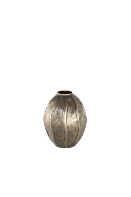 KDMD Antique Gold Eros Seed Metal Vase 19cm in Bronze - image 1