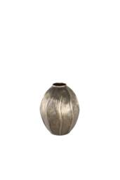 KDMD Antique Gold Eros Seed Metal Vase 19cm in Bronze - thumbnail 2