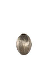 KDMD Antique Gold Eros Seed Metal Vase 19cm in Bronze - thumbnail 1