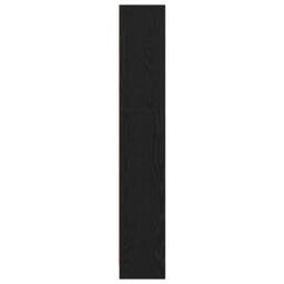 Berkfield Home Decorative Bookcase Black Oak 40x24x143 cm Engineered Wood - Size: 40 x 24 x 143 cm - thumbnail 6