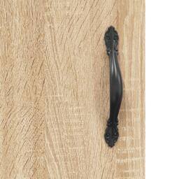 Berkfield Home Highboard Sonoma Oak 34.5x34x180 cm Engineered Wood in Natural - thumbnail 9