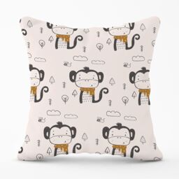 Warren Reed - Designer Monkey Forest Outdoor Cushion - Size: 45 cm x 45 cm - thumbnail 1