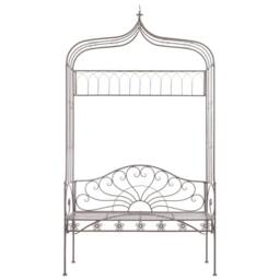 Berkfield Home Garden Bench 122 cm Iron Antique Brown