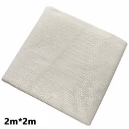 Kelvenix 200x200 CM Anti Slip Rug Underlay Carpet in Beige - Size: 100 cm diameter