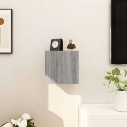 Berkfield Home Wall Mounted TV Cabinet Grey Sonoma 30.5x30x30 cm - thumbnail 3