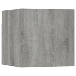 Berkfield Home Wall Mounted TV Cabinet Grey Sonoma 30.5x30x30 cm - thumbnail 2