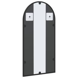 Berkfield Home Wall Mirror Black 30x60 cm Arch Iron - thumbnail 5