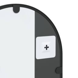 Berkfield Home Wall Mirror Black 30x60 cm Arch Iron - thumbnail 6