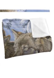 Wild Wings Winters Warmth 2 Silky Touch Super Soft Throw Blanket 152 X 127 cm in White - thumbnail 3