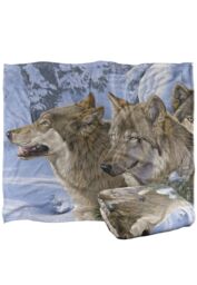 Wild Wings Winters Warmth 2 Silky Touch Super Soft Throw Blanket 152 X 127 cm in White - thumbnail 2